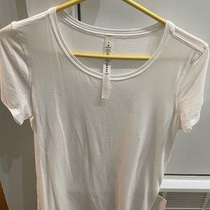 White Lululemon Love Crew top